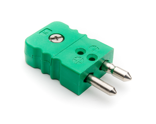 705202 - Standard Type K Thermocouple Plug (Solid Pin) Green.jpg